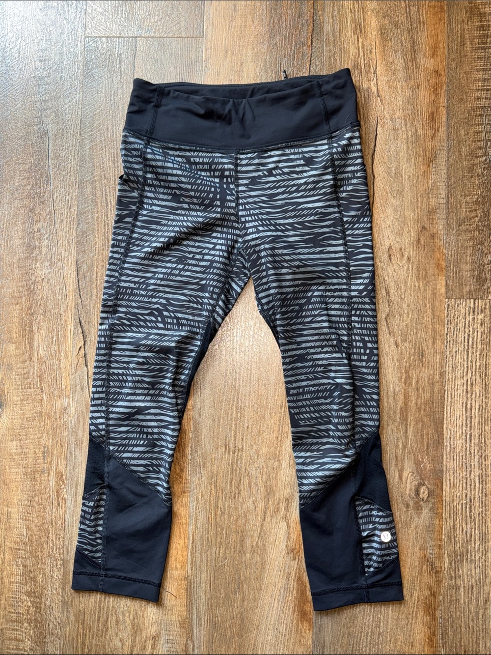 Lululemon Stripped Running Crops